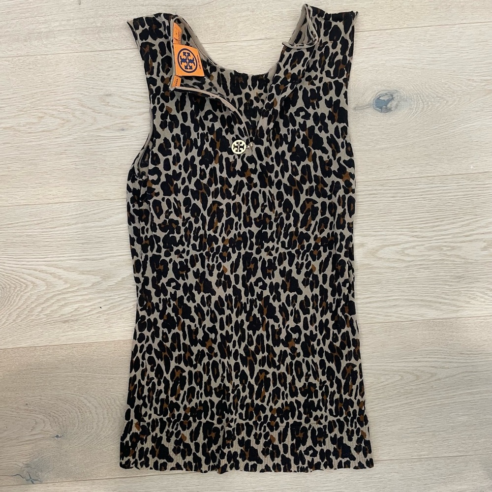 Tory Burch leopard top